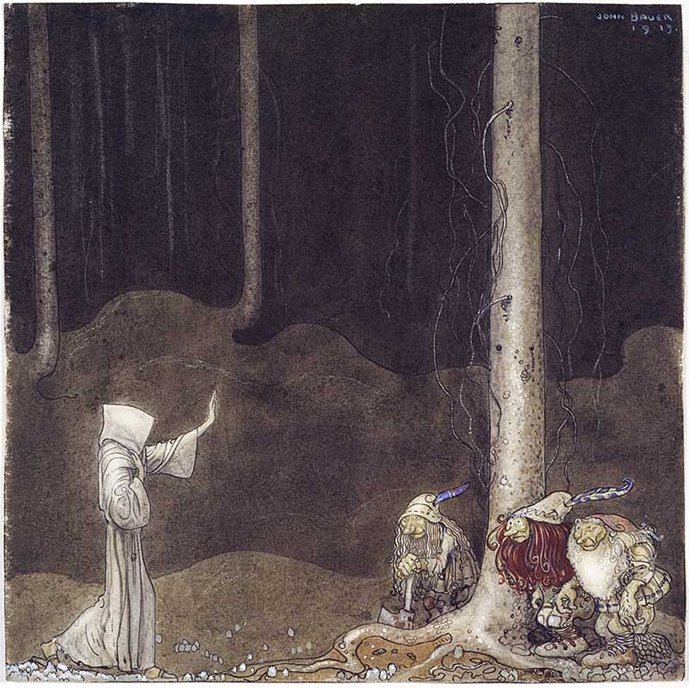 Tavla av John Bauer.