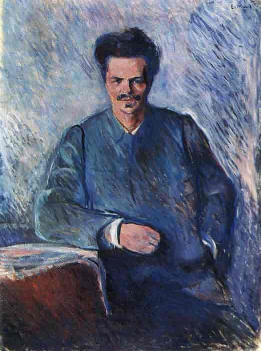 Portrait. Strindberg Munch